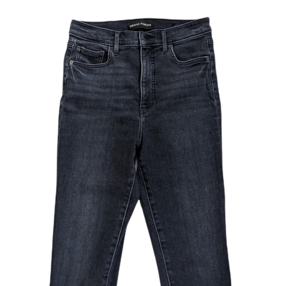 DENIM FORUM The Lola High Rise Skinny Crop 26L Size 28 - Picture 16 of 16